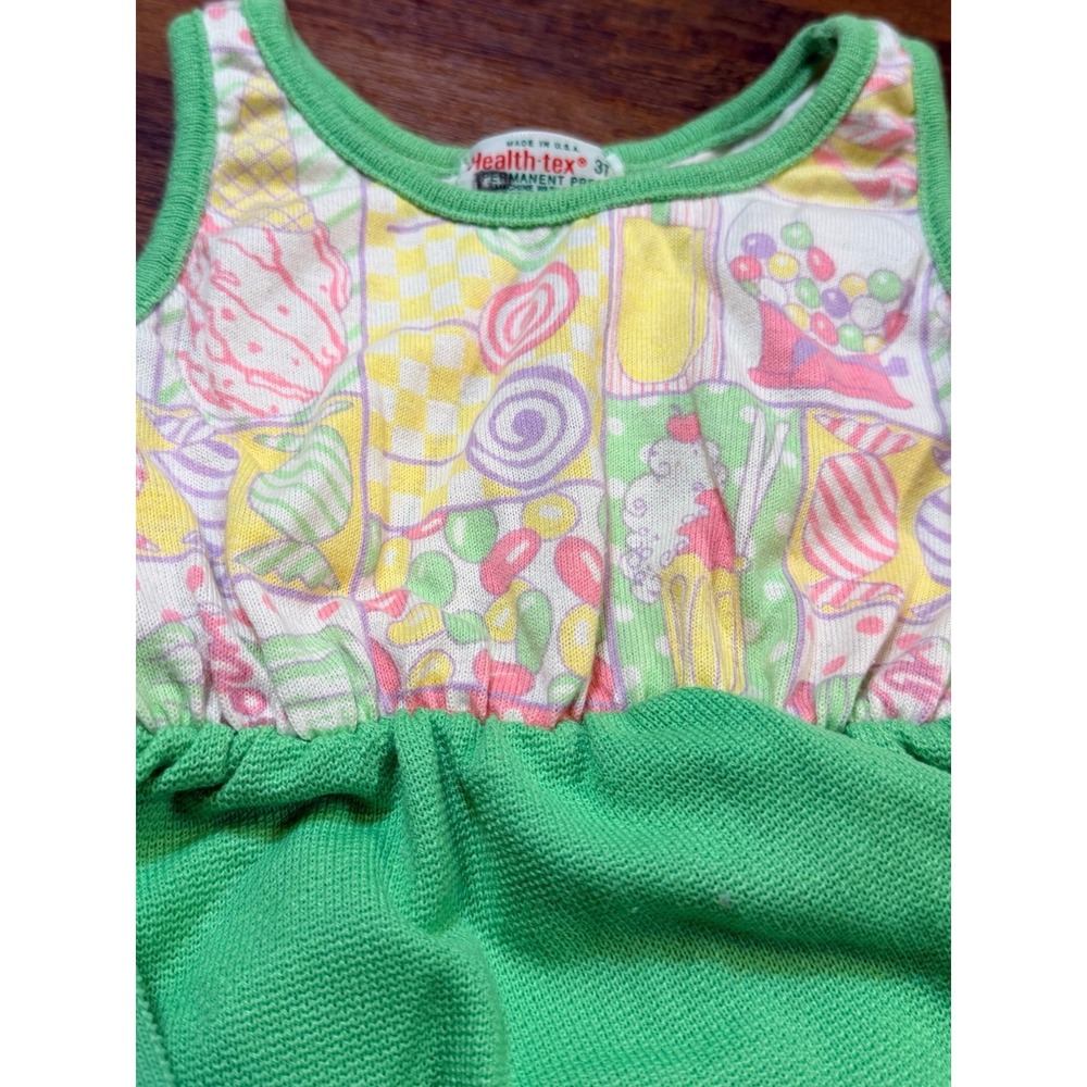 Vintage Health-Tex 80s summer tank dress. Size 2T.  Summer fun, nostalgic retro